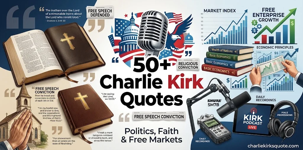 50+ Charlie Kirk Quotes on Politics, Faith, and Free Markets