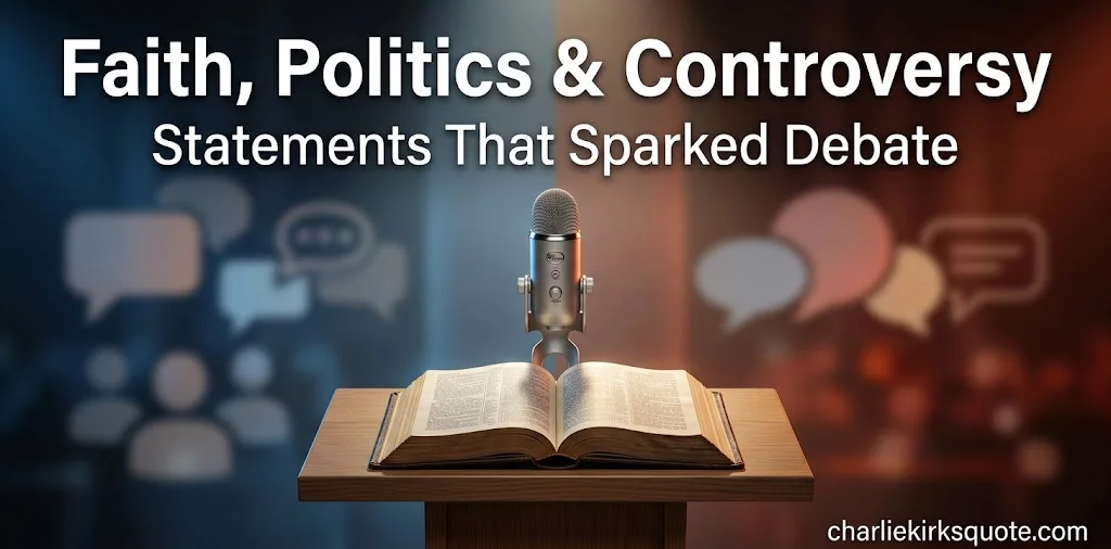 Charlie Kirk Quotes on Faith, Courage, and His Final Days