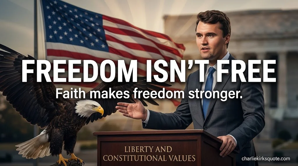 Charlie Kirk Quotes on Faith, Freedom, and American Values
