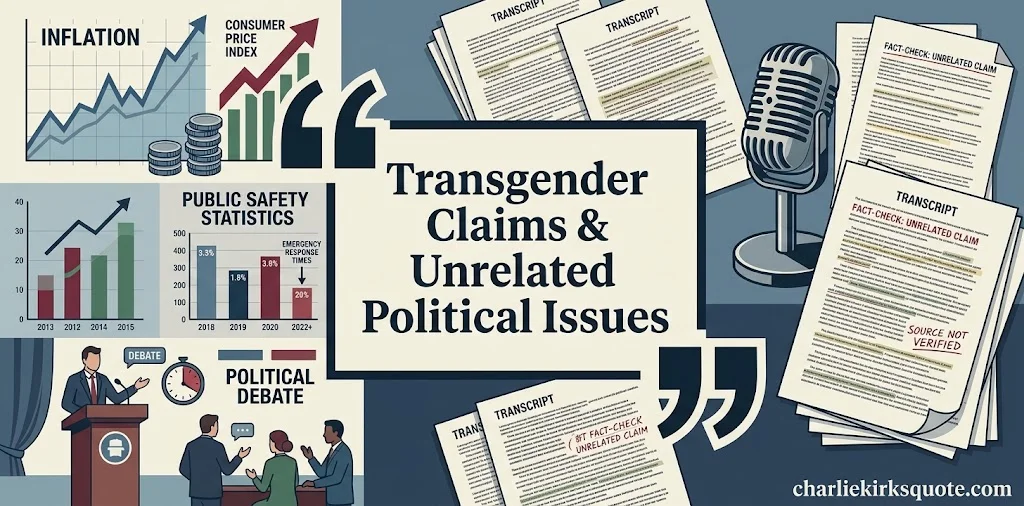 Fact-Check: What's True and What's Disputed in Kirk's Trans Claims