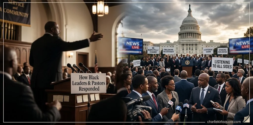 How Black Leaders and Pastors Responded to Charlie Kirk's Quotes