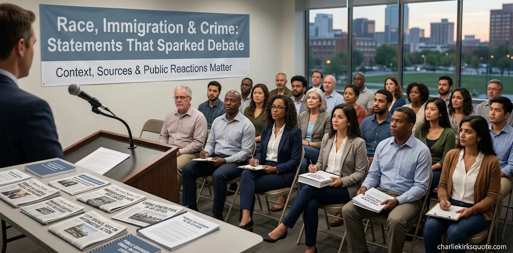 Charlie Kirk's Most Controversial Quotes on Race, Immigration & Crime