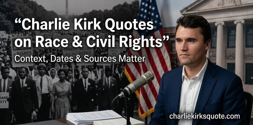 Horrible Charlie Kirk Quotes on Race and Civil Rights