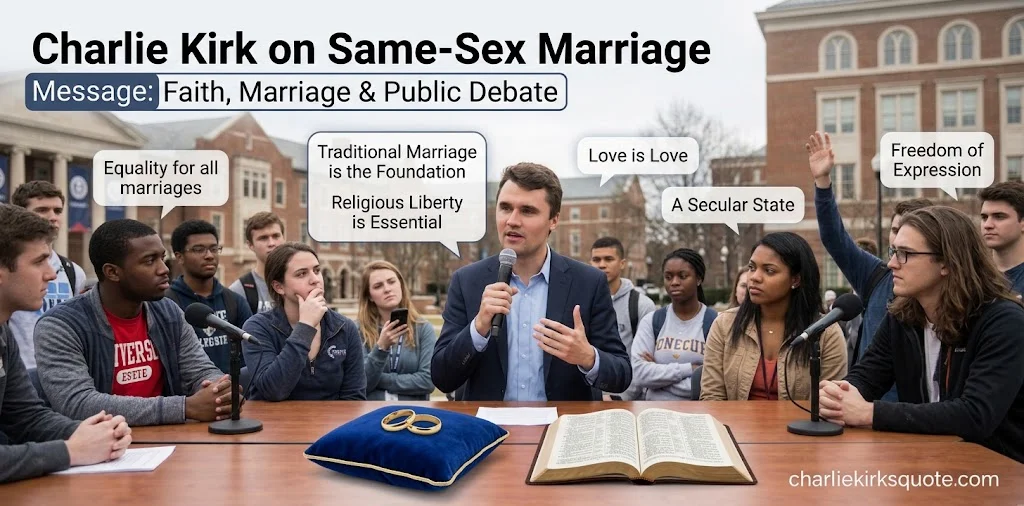 Charlie Kirk's Statements on Same-Sex Marriage and Homosexuality