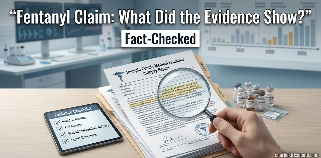 What Kirk Got Wrong, According to Fact-Checkers
