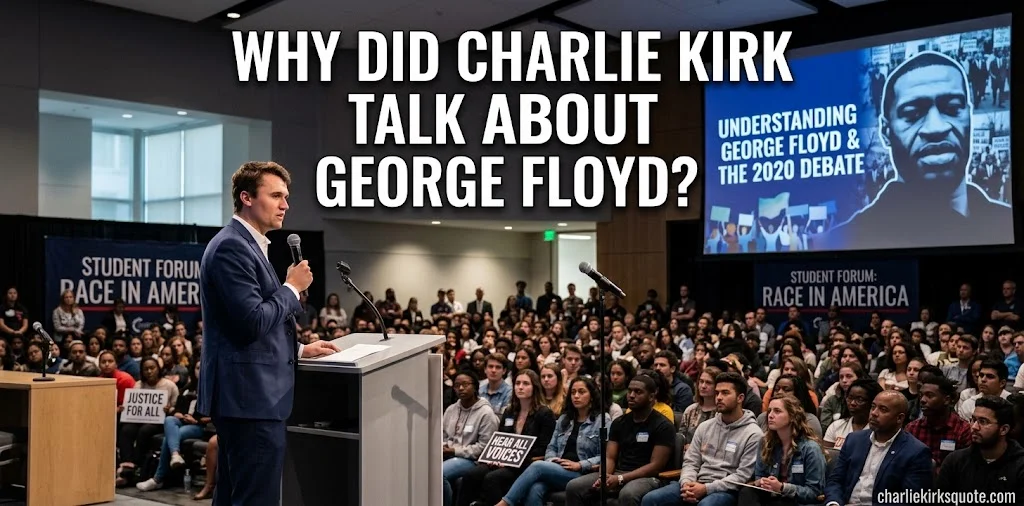 Who Is Charlie Kirk and Why Did He Talk About George Floyd