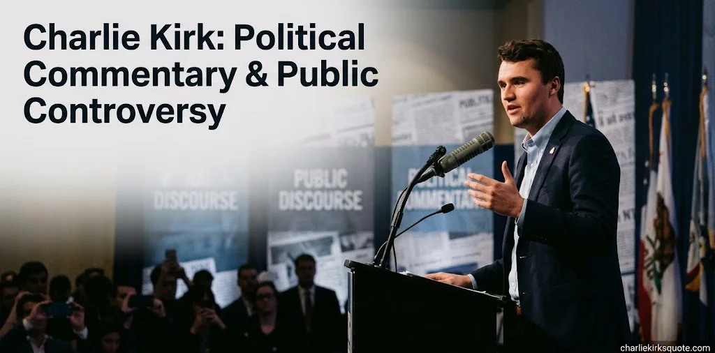 Who Was Charlie Kirk and Why His Statements Sparked Hate Speech Accusations