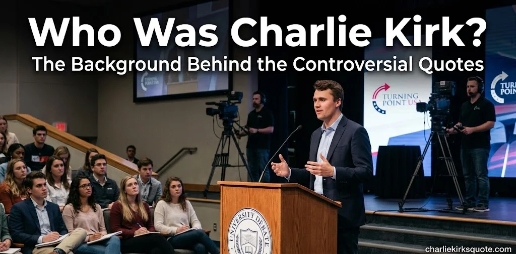 Who Was Charlie Kirk? Background Behind the Controversial Quotes