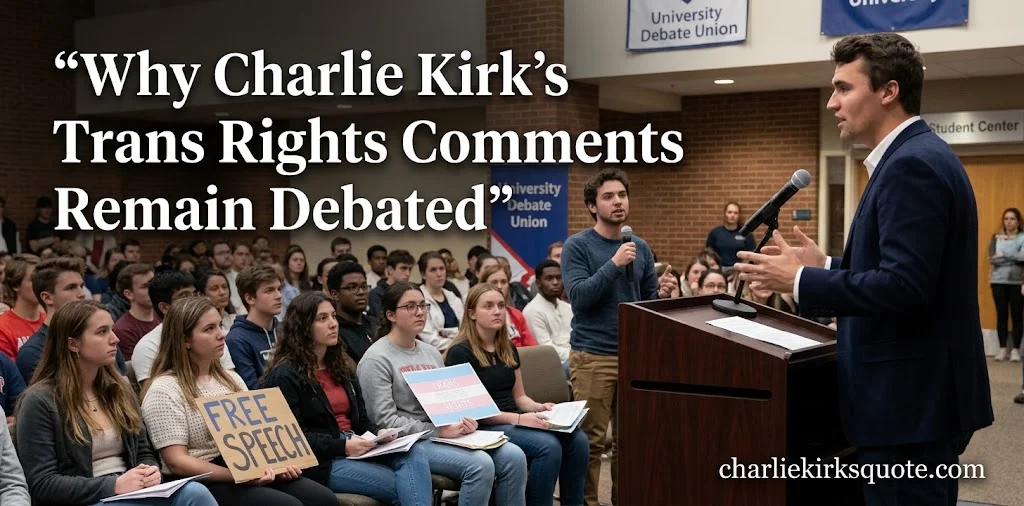 Who Was Charlie Kirk and Why His Trans Rights Comments Are Still Debated
