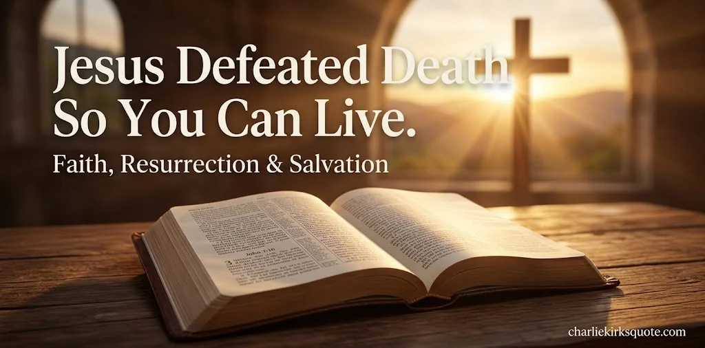 Charlie Kirk Quotes About Jesus, Faith and Salvation