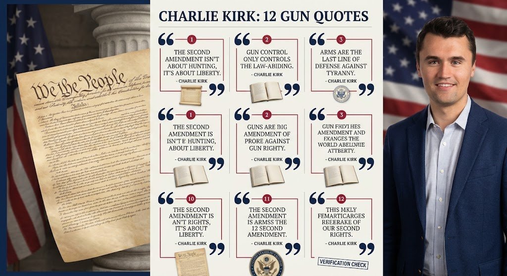 12 Charlie Kirk Quotes on Guns and the Second Amendment