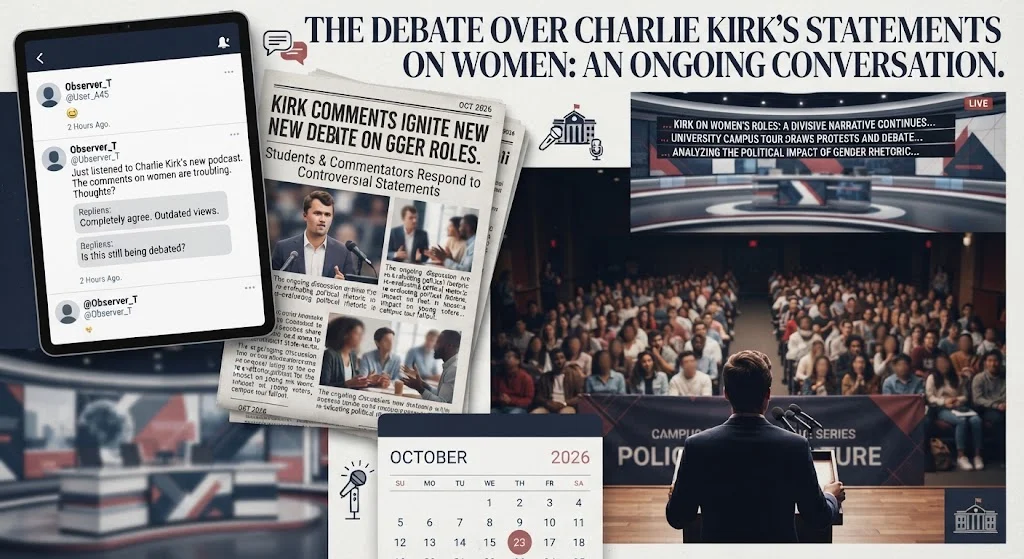 Charlie Kirk Sexist Comments on College, Dating, Birth Control & Women