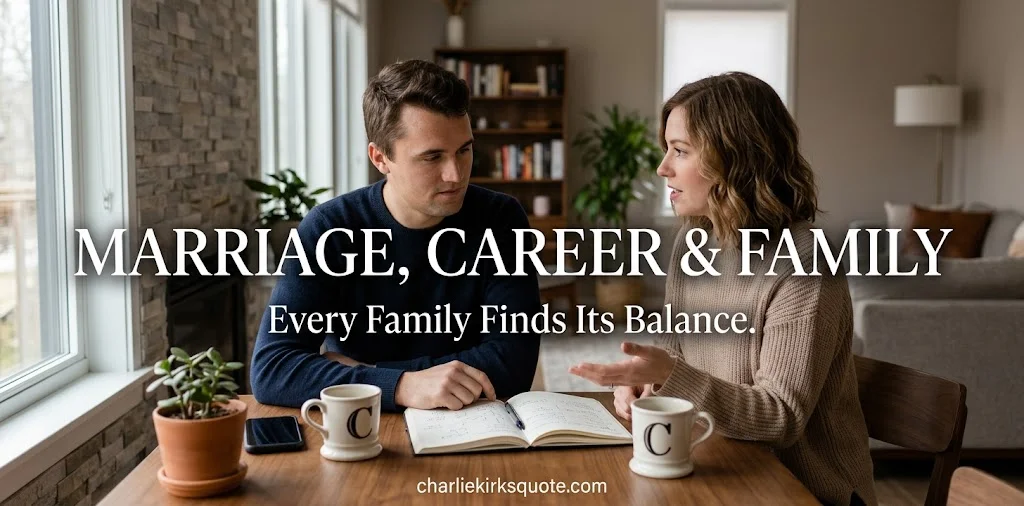 Charlie Kirk Quotes on Faith, Family Values & Legacy
