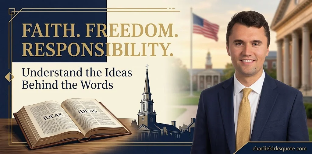 Inspiring Charlie Kirk Quotes About Freedom and Courage