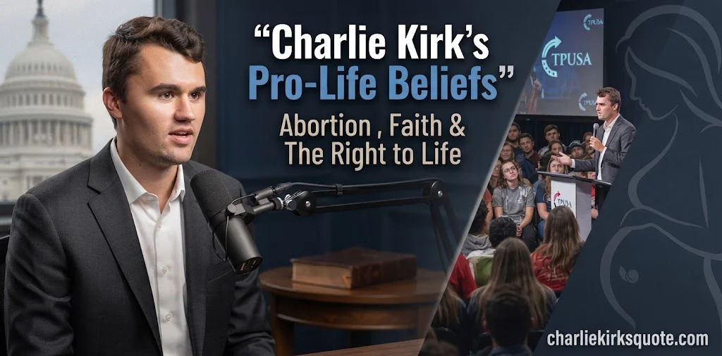 Charlie Kirk's Pro-Life Beliefs: Quick Background