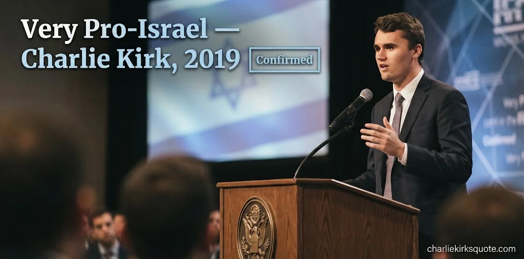 Eye-Opening Charlie Kirk Israel Quotes on Donors and Private Messages
