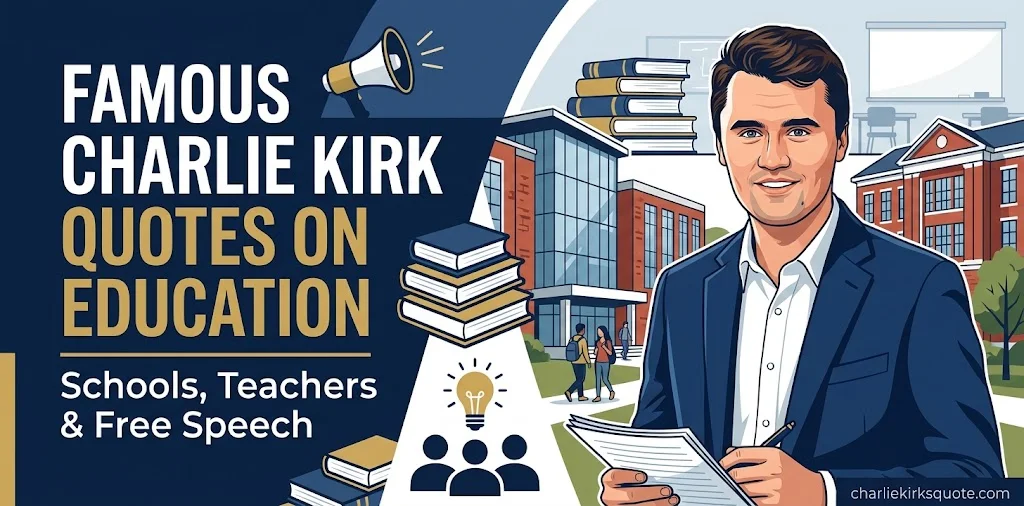 Famous Charlie Kirk Quotes on Education