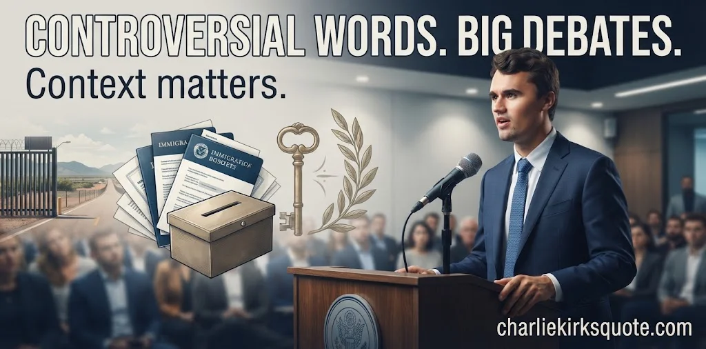 Controversial Charlie Kirk Quotes on Empathy, Guns & Immigration
