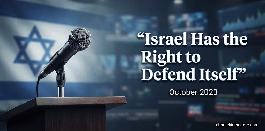 Controversial Charlie Kirk Israel Quotes on Gaza, AIPAC and War