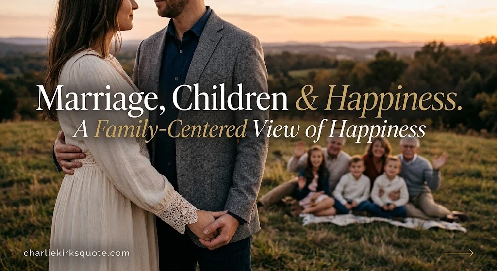 Charlie Kirk Quotes on Parenting, Fatherhood & Motherhood