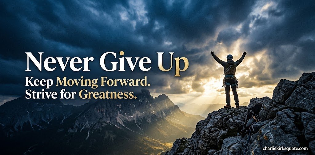 Charlie Kirk Motivational Quotes on Success and Freedom