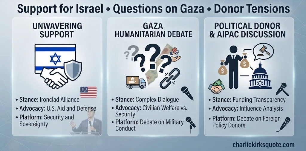 Powerful Charlie Kirk Israel Quotes on Support and Defense