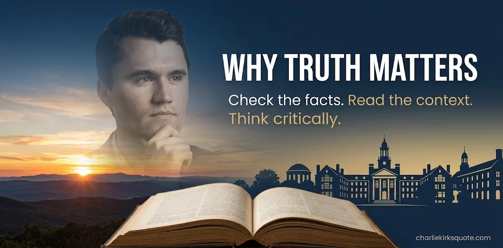 Controversial Charlie Kirk Quotes on Truth and Free Speech