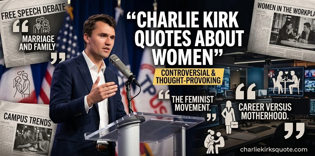 40+ Charlie Kirk Quotes About Women: Controversial, Eye-Opening & Thought-Provoking Statements That Sparked Debate
