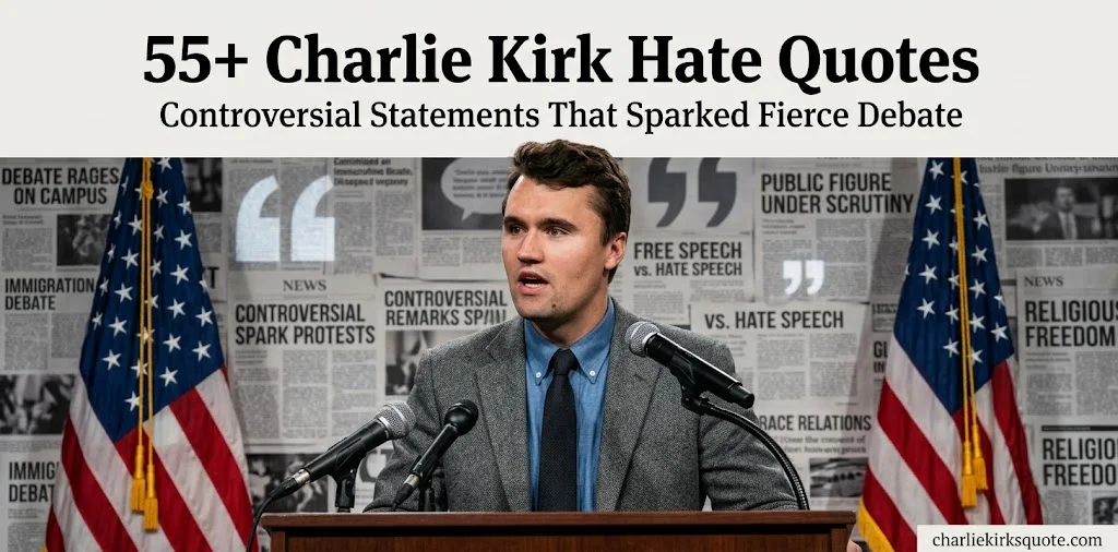 55+ Charlie Kirk Hate Quotes: Controversial, Shocking & Provocative Statements That Sparked Fierce Debate (2026)