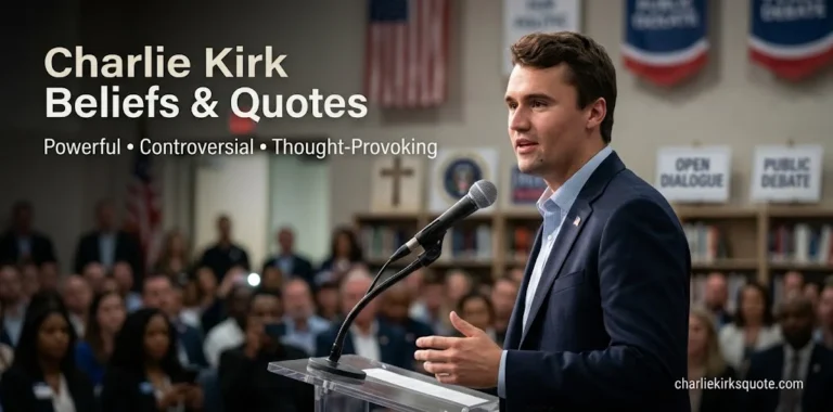 35+ Charlie Kirk Beliefs and Quotes: Powerful, Controversial & Thought-Provoking Views That Sparked Debate (2026)