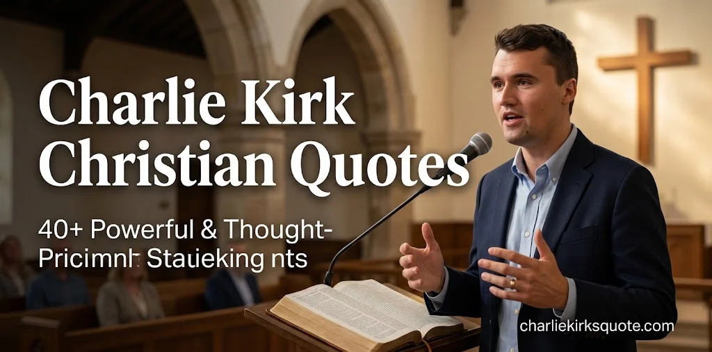Charlie Kirk Christian Quotes: 40+ Powerful, Inspiring & Thought-Provoking Faith Statements That Sparked Debate (2026)