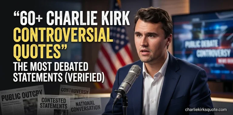 60+ Charlie Kirk Controversial Quotes: The Most Debated Statements (Verified)