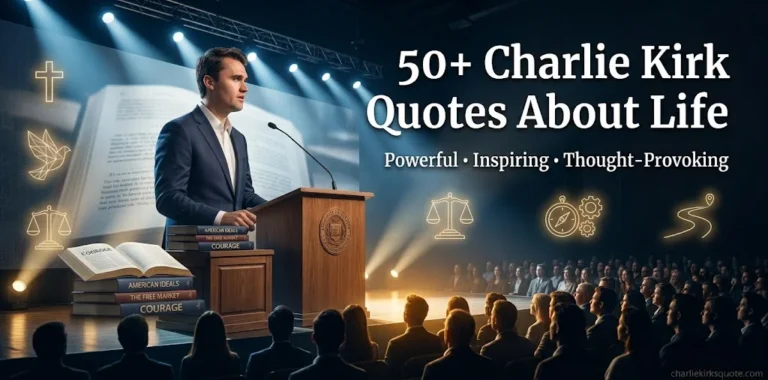 72+ Charlie Kirk Quotes About Life: Powerful, Inspiring & Thought-Provoking Words to Motivate Your Journey (2026)