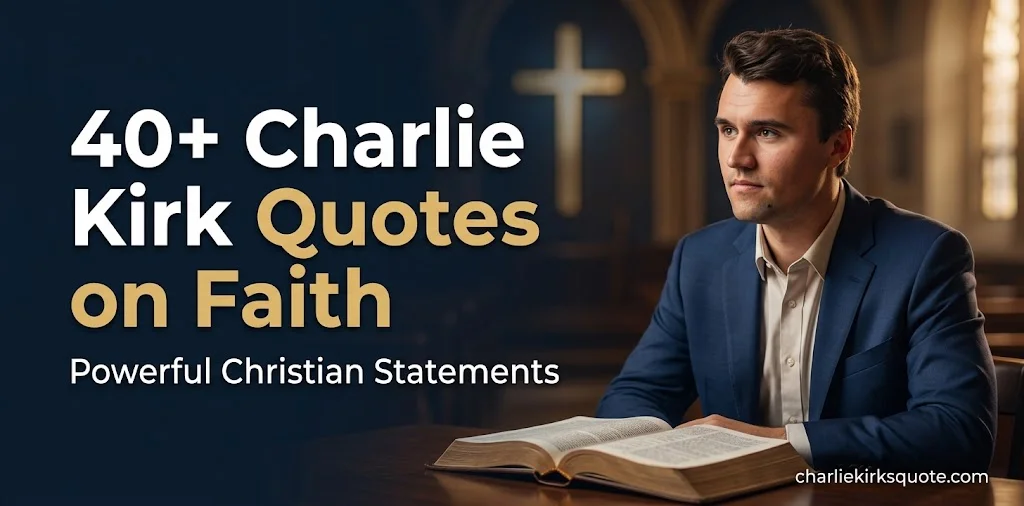 40+ Charlie Kirk Quotes on Faith: Powerful, Inspiring & Thought-Provoking Christian Statements That Spark Deep Reflection (2026)