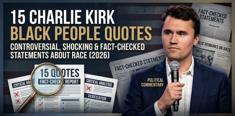 15 Charlie Kirk Black People Quotes: Controversial, Shocking & Fact-Checked Statements About Race (2026)