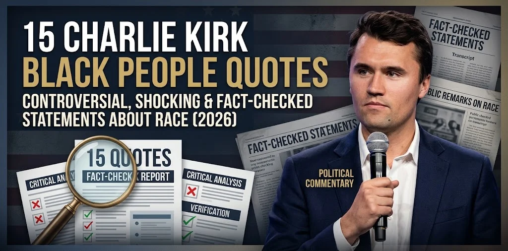15 Charlie Kirk Black People Quotes: Controversial, Shocking & Fact-Checked Statements About Race (2026)