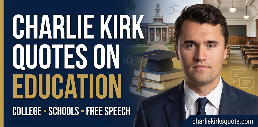 30+ Charlie Kirk Quotes on Education: Powerful, Controversial & Eye-Opening Statements on Schools and Learning (2026)
