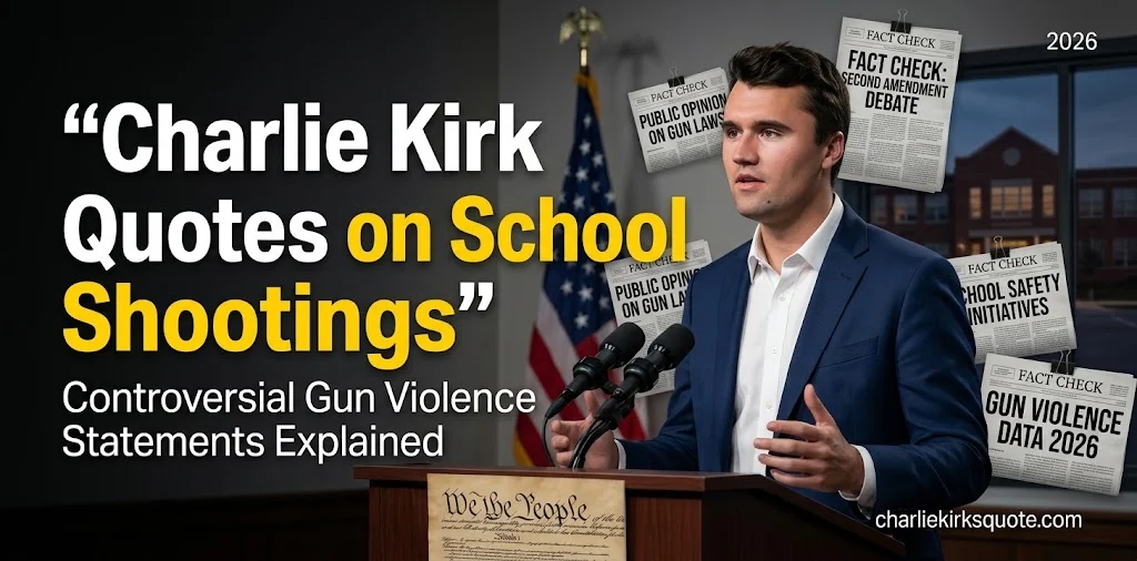 10 Charlie Kirk Quotes on School Shootings: Controversial Gun Violence Statements Explained (2026)