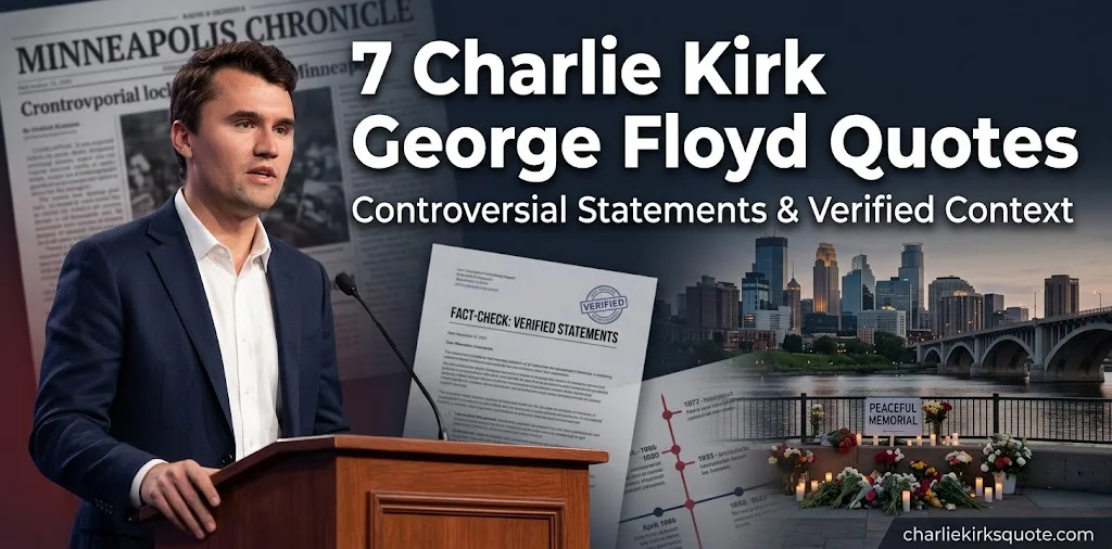 7 Charlie Kirk George Floyd Quotes: Controversial, Shocking & Heavily Debated Statements With Verified Context (2026)