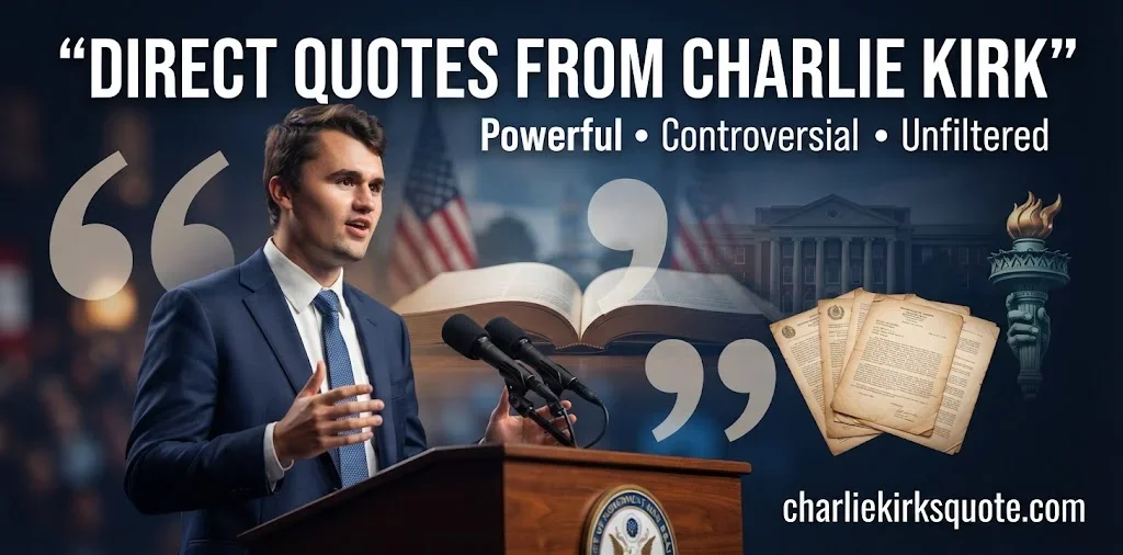 50+ Direct Quotes From Charlie Kirk: Powerful, Controversial & Unfiltered Statements (2026)