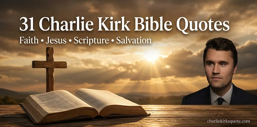 30+ Charlie Kirk Bible Quotes: Powerful, Inspiring & Controversial Scripture-Based Statements Explained (2026)